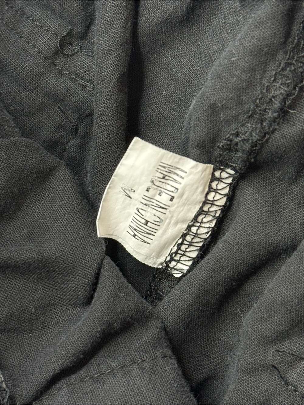 Black Drawstring Casual Pants, Trousers size Medium - Picture 6 of 11